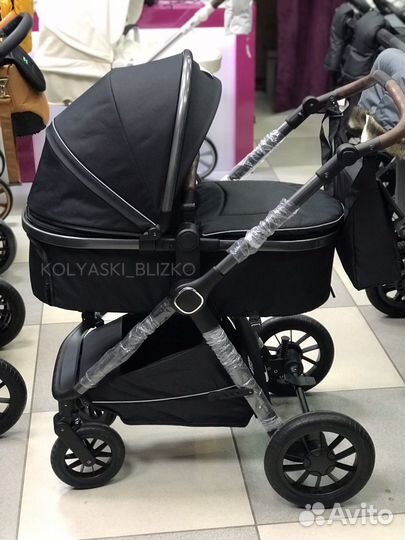 Кояска 3в1 новая с перекидной ручкой luxmom A4