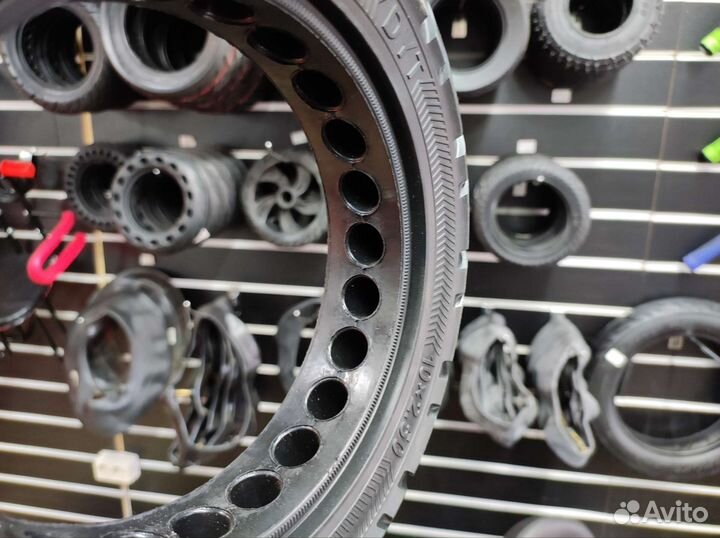 Покрышка литая электросамокат kugoo m4 10х2.5 0717