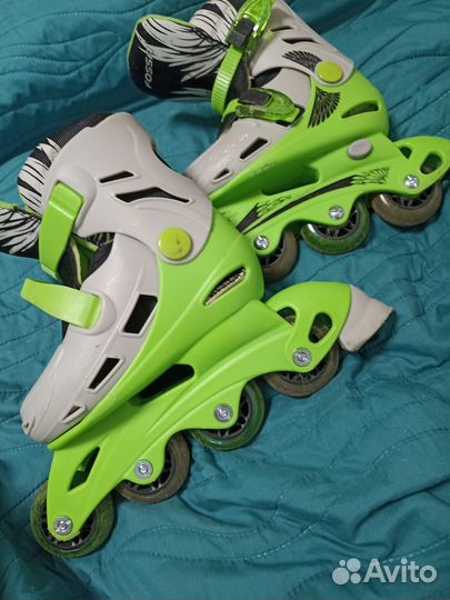 Роликовые коньки детские раздвижные 30-33