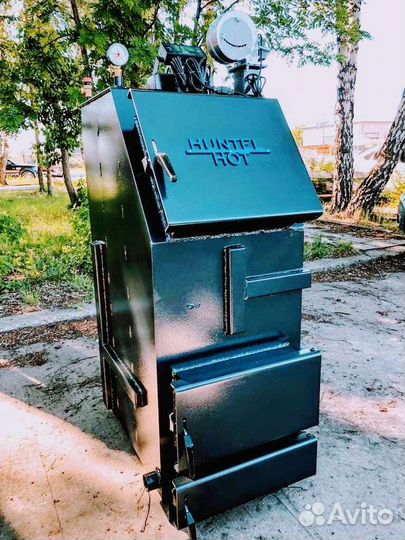 Твердотопливный котел работает 3-4 дня