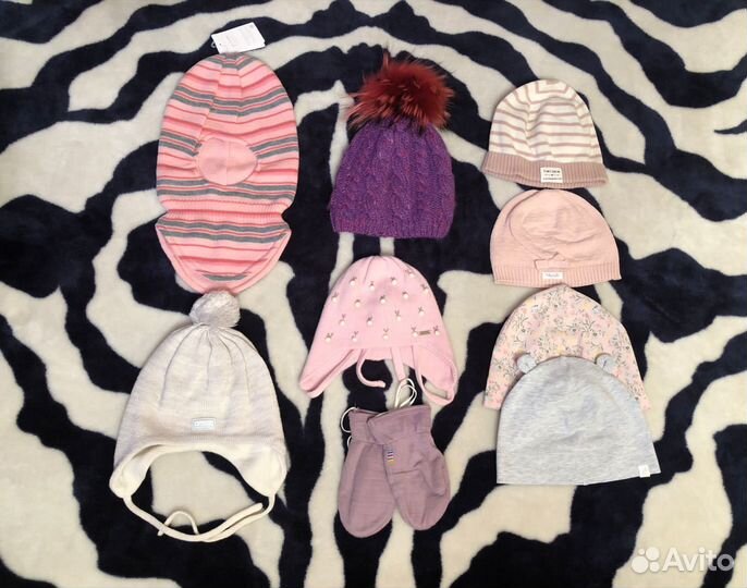 Шапки девочке 1-5 лет