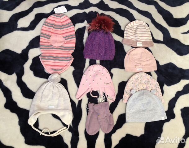Шапки девочке 1-5 лет