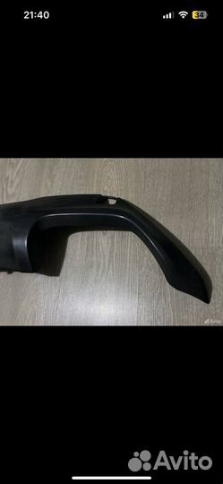 Юбка заднего бампера hyundai Santa Fe 3 2015-18