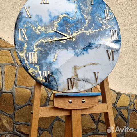 Часы, шамаиль,столы,картины из эпоксидной смолы