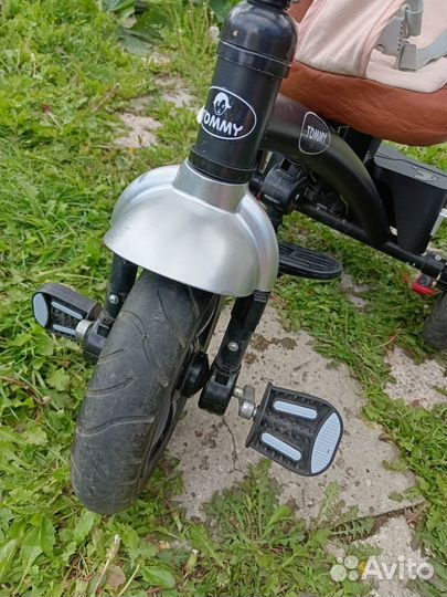 Детский велосипед коляска Tommy