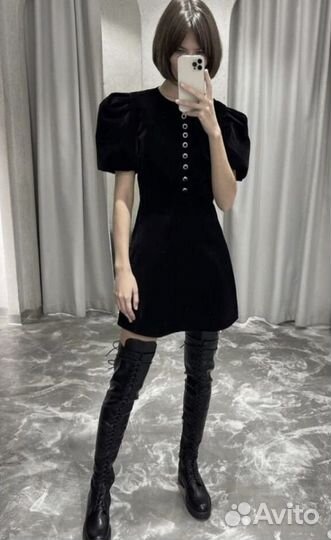 Платье toptop черное