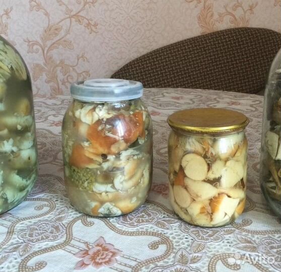 Грибы солёные, сушеные