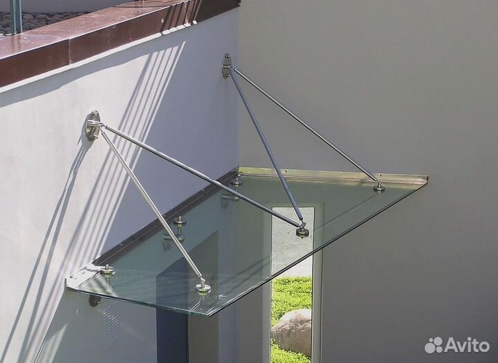 Навес из стекла