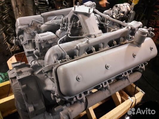 Двигатель ямз 238М2 на хтз Т-150К маз урал №370