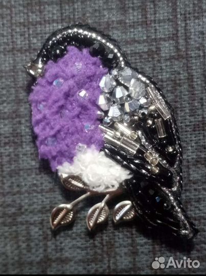 Брошь Птичка