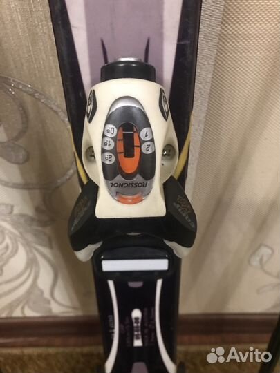 Горные лыжи, ботинки, палочки