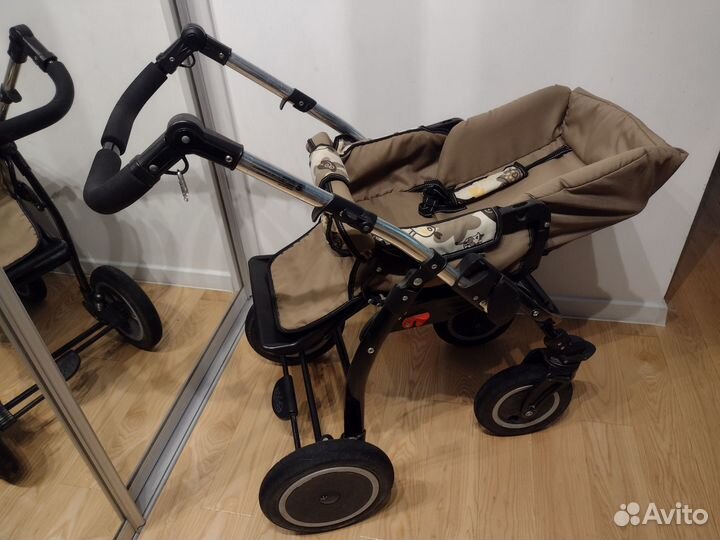 Детская коляска 2в1 (люлька+прогулочная) б/у