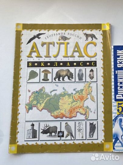 Атлас рабочая тетрадь по географии 7-8 класс