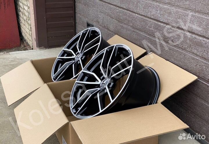 Диски r19 Mercedes AMG C/E-class Black Machined