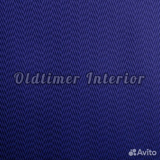 Синяя ёлочка ткань для MB W123