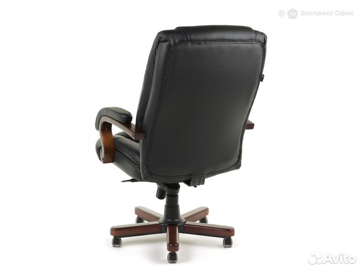 Кресло для руководителя Бюрократ T-9925walnut/blac