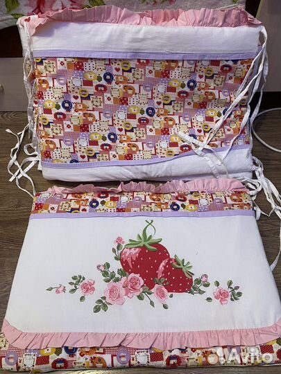 Бортики для детской кроватки