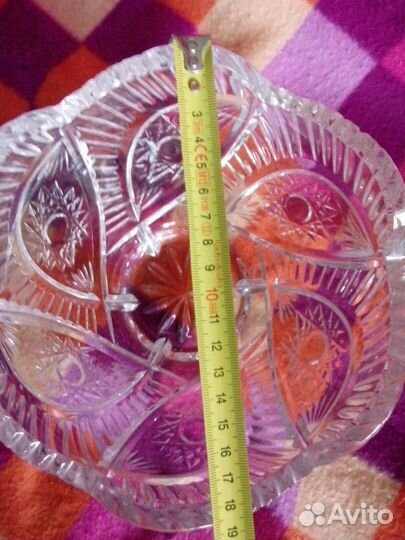 Салатник хрустальный большой