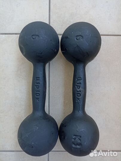 Гантели 6 кг