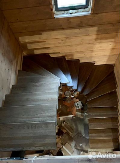 Лестница винтовая с монтажем