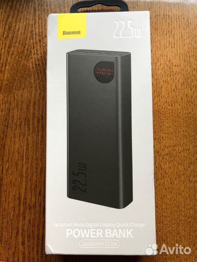 Внешний аккумулятор Baseus 20000 мАч 22,5 Вт