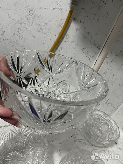 Салатник хрустальный