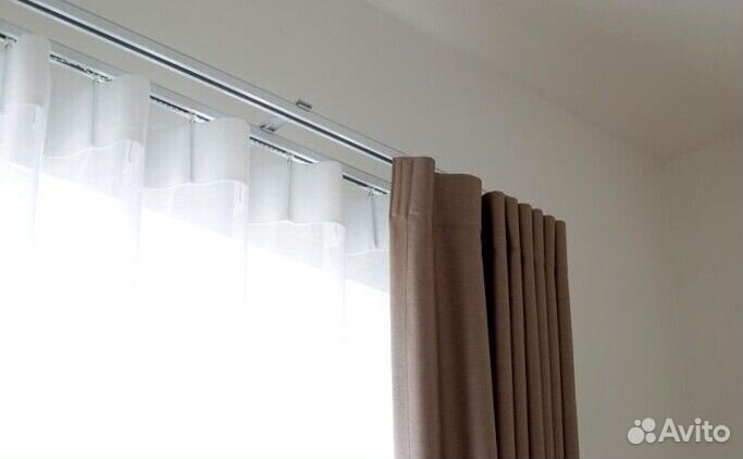 Профильные карнизы Люкс для тяжелого веса штор