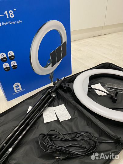 Кольцевая лампа со штативом 54 см
