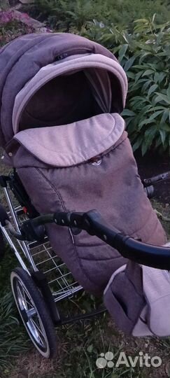 Коляска с двумя блоками