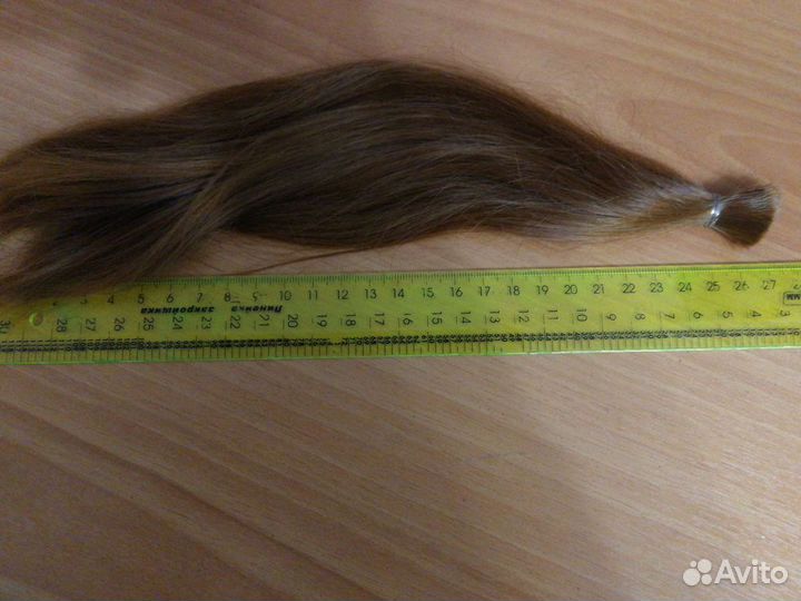 Волосы натуральные срез