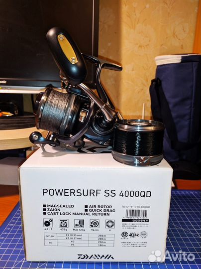Катушка daiwa18 powersurf ss 4000 qd