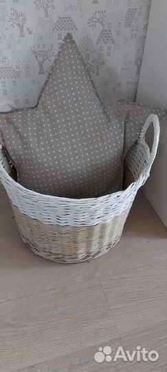 Корзина плетеная для хранения