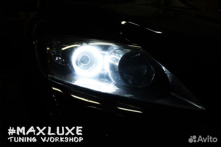 Mazda cx7 Биксеноновые линзы Hella 3R+ рамка