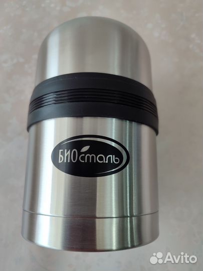 Термос для еды биосталь широкое горло