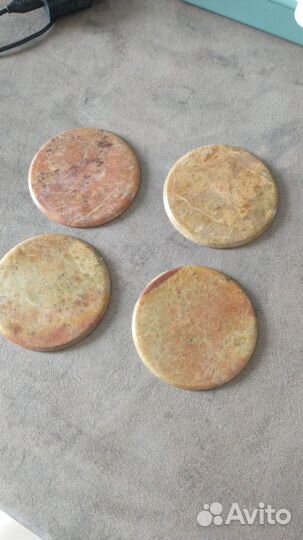 Подставки под напитки из камня, костеры