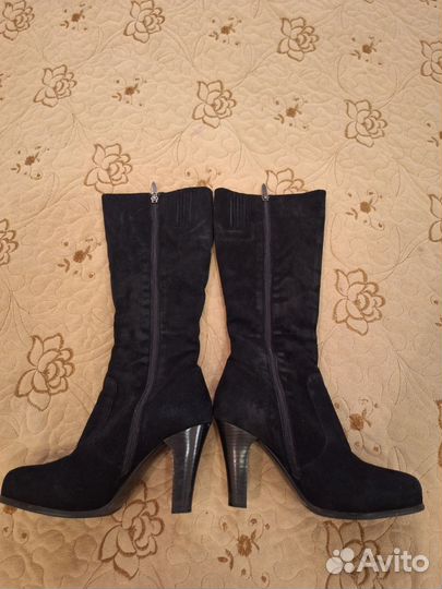 Сапоги женские зимние натуральная замша 36 р