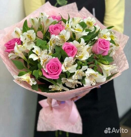 Цветы розы букет