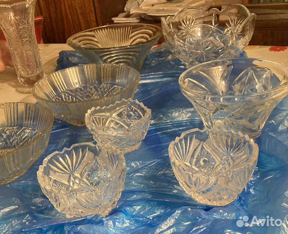 Салатницы, конфетница, ваза