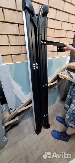 Пороги алюминиевые Corund Silver для Volvo XC60 20