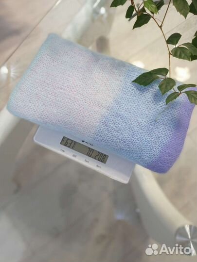 Шарф палантин из мохера