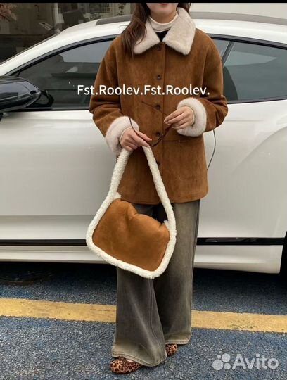 Дубленка искусственная женская