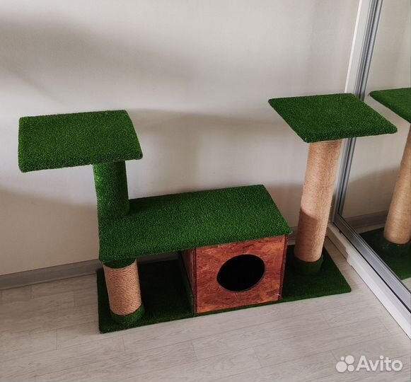 Когтеточка-домик для кошек