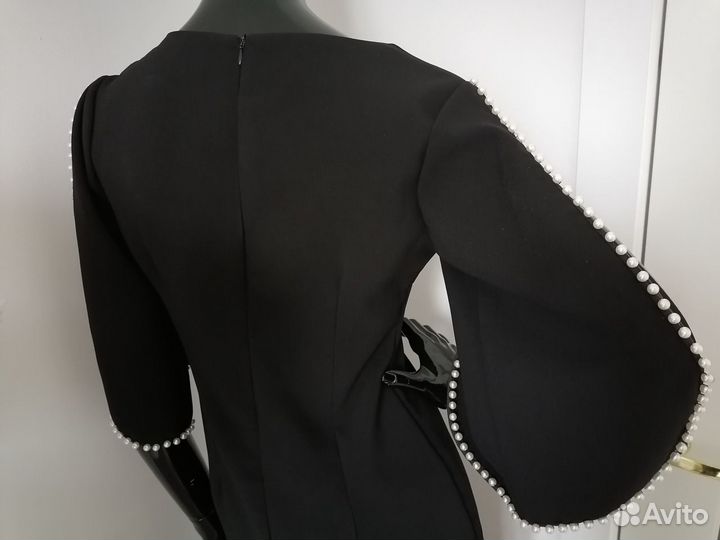 Chanel жемчуг платье футляр коктейльное новое