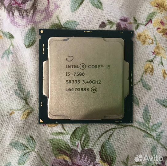 Процессор intel core i5 7500 3.4Hz