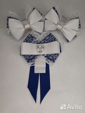 Школьные банты + Галстук-брошь