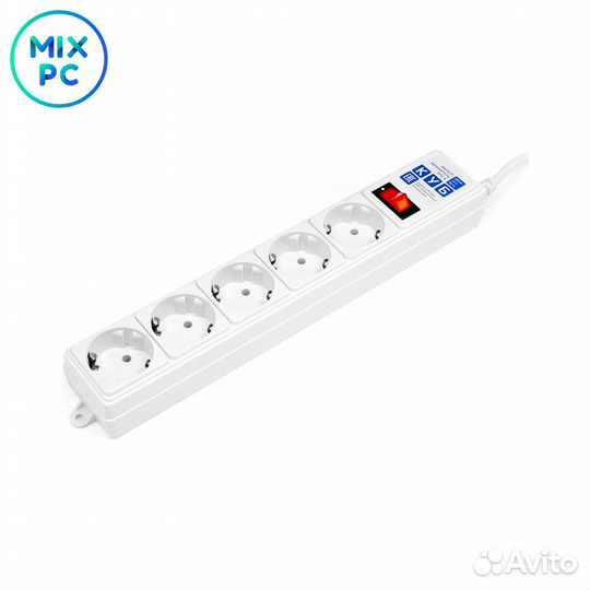 Сетевой фильтр Power Cube 1.9m (5 розеток) White S