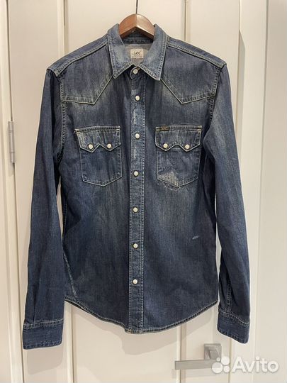 Джинсовая рубашка lee Винтаж
