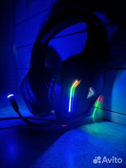 Игровые наушники с микрофоном taidu