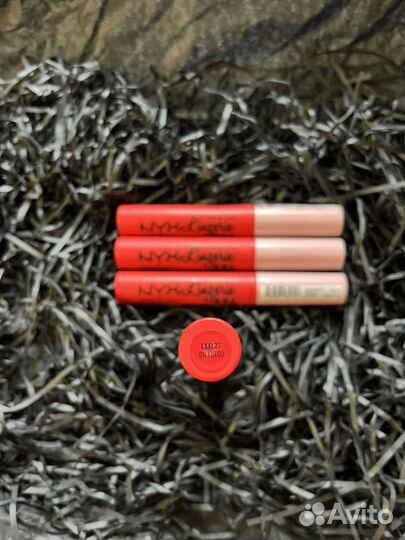 Красная помада для губ NYX новая косметика