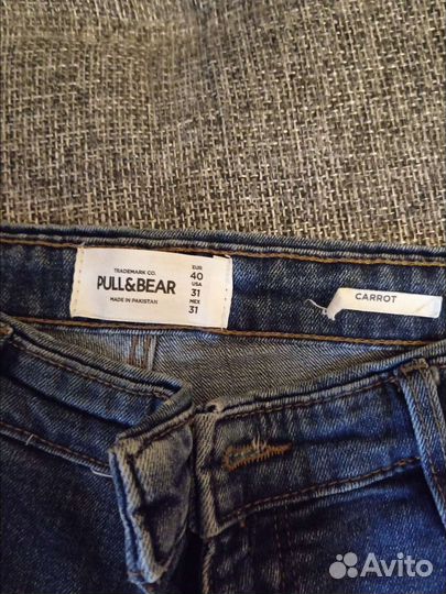 Джинсы мужские pull bear